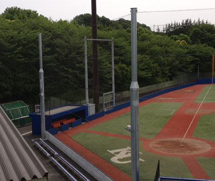 実績写真：神奈川大学野球場（神奈川県横浜市緑区）