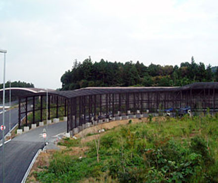 実績写真：北関東自動車道笠間地区（茨城県笠間市）